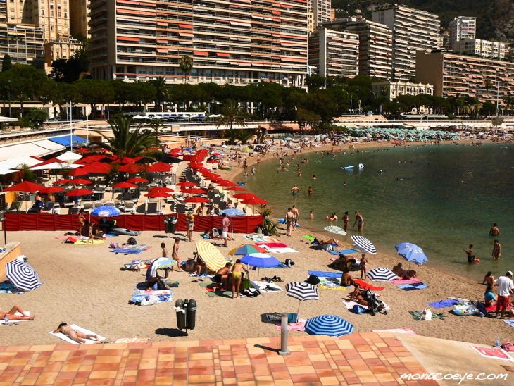 The Larvotto Beach in Monaco